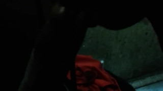 MDR enormous black cock IN condom blowjob
