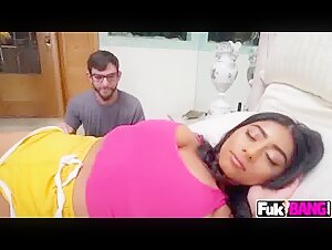 Violet Myers Catch Her Stepbro Cock Play With Her Tits