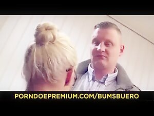 BUMS BUERO - Kinky German blonde MILF Lana Vegas fucks BBC in raunchy office affair