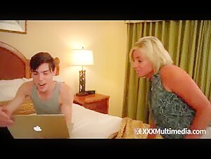 MILF step mom blackmailed and fucked by young son payton hall